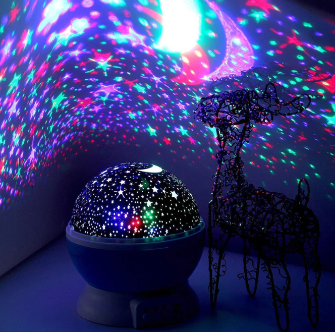 Star Master Dream Color Changing Rotating Projection Lamp