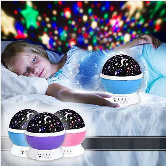 Star Master Dream Color Changing Rotating Projection Lamp