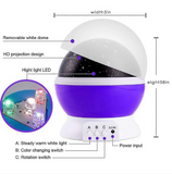 Star Master Dream Color Changing Rotating Projection Lamp