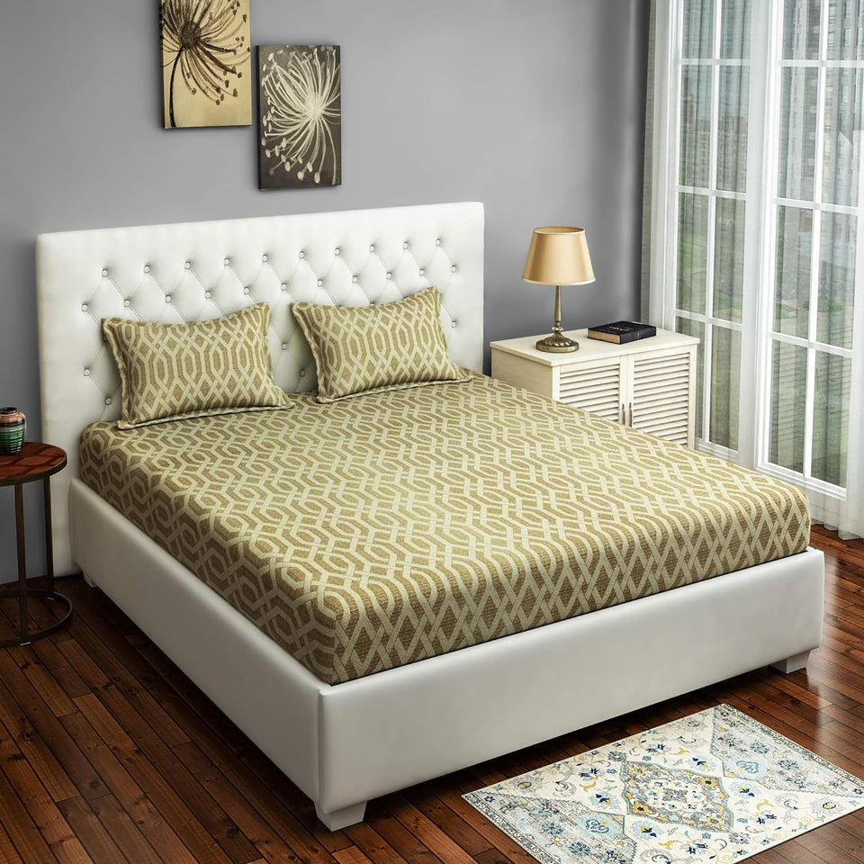 King Size Elastic Fitted Premium BedSheet