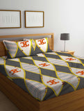 Premium Glace Cotton King Size Elastic Fitted Bedsheet