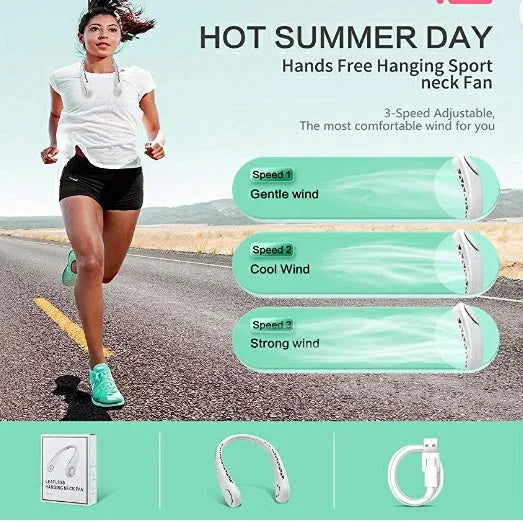 Advance Rechargeable Neck Fan