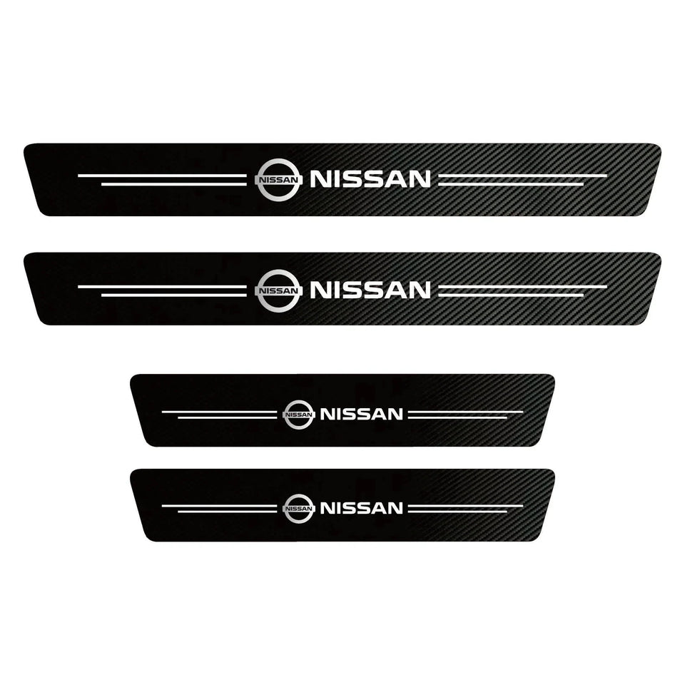 Carbon Fiber Door Sill Protector (4 Pcs)