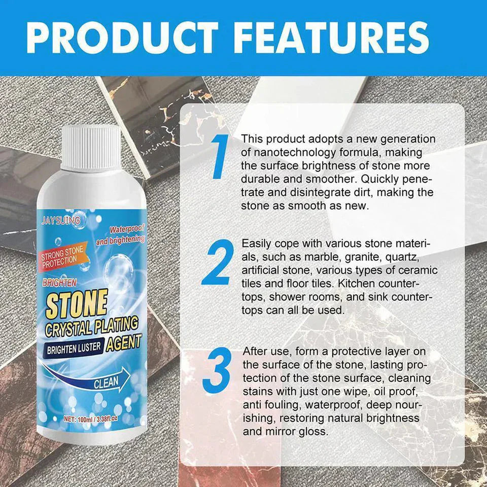 Stone Crystal Plating Agent (Pack of 3)