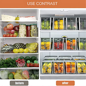 Fridge storage container - Jar (6pcs Set)