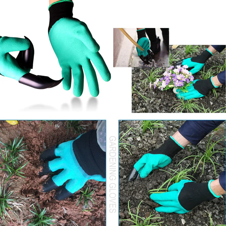garden gloves with claws