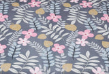 Floral Print Double King Size Elastic Fitted Premium BedSheet with 2 Pillow Covers