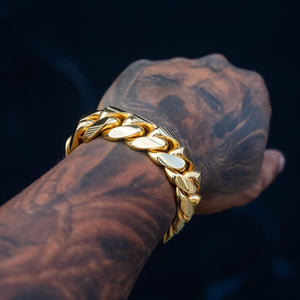Gold Cuban Bracelet Men