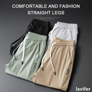 (Buy 1 Get 1 Free) MEN'S HIGH STRETCH SKINNY CARGO PANTS(Black & Grey)