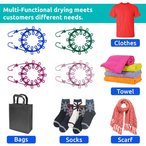Cloth Drying Rope with Two-Sided Hooks (Heavy Quality)