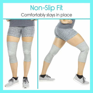 Bamboo Compression Knee Sleeves (Pack Of 2)