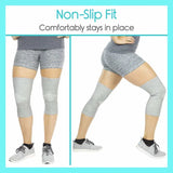 Bamboo Compression Knee Sleeves (Pack Of 2)