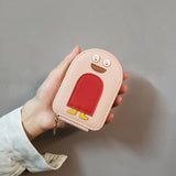 Penguin Leather Card Holder