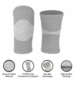 Bamboo Compression Knee Sleeves (Pack Of 2)