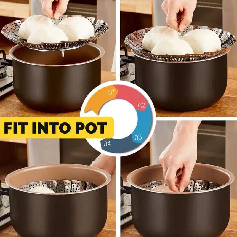 Stainless Steel Steamer (Premium Quality)