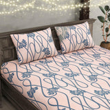 Cream Alpha King Size Double Bed Elastic Fitted Premium Bedsheet