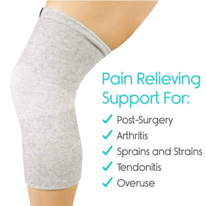 Bamboo Compression Knee Sleeves (Pack Of 2)